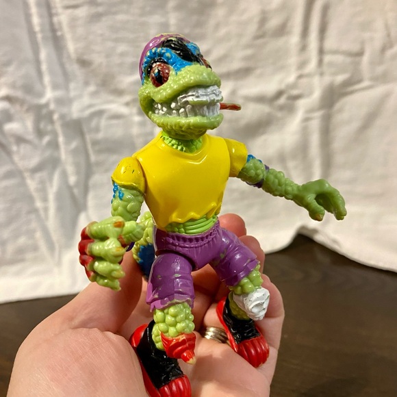 Playmates Other - Vintage TMNT Teenage Mutant Ninja Turtles Action Figure Loose, Lizard Figure